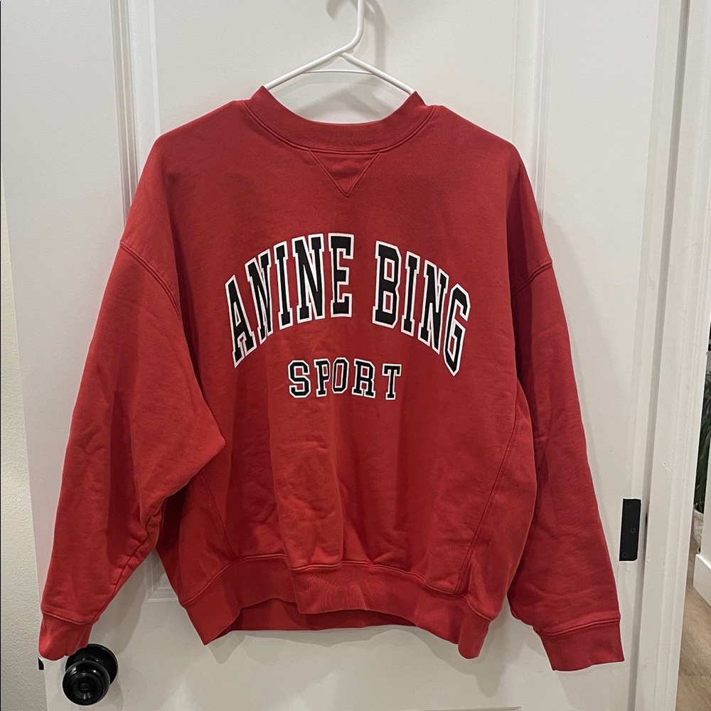 Anine Bing Red Sweatshirt